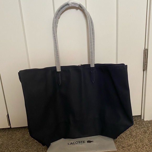 ❤️SOLD❤️Brand New Lacoste Women’s Tote Bag Navy - Picture 2 of 6